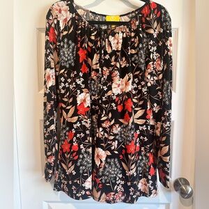 Liz Lange Women’s Floral Print Blouse - NWT